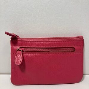 Vintage Rolf’s Pink Leather Card and Coin pouch